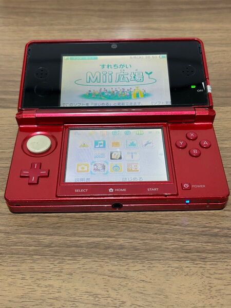 ニンテンドー3DS 本体 メタリックレッド
