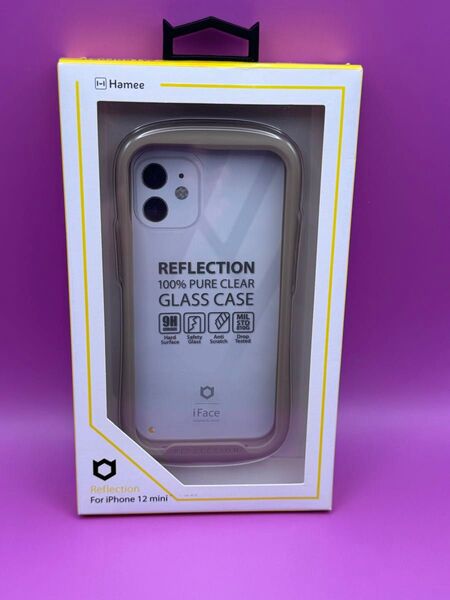 ★正規品★iphone 12mini 強化ガラスケス/ベージュ