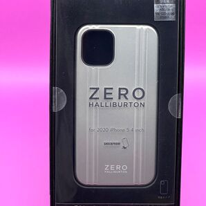 ★正規品★ゼロハリバートンiphone12mini用ケス/シルバー 未開封