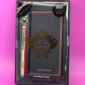 新品Orobianco iPhone 12 mini ブックケース / Black