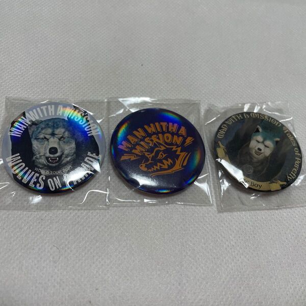 MAN WITH A MISSION カミカゼボーイ 缶バッジセット