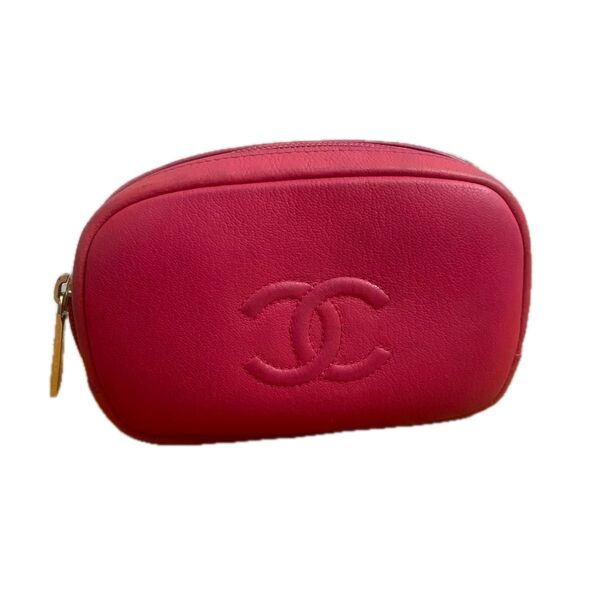 シャネル CHANEL ココマーク ポーチ ピンク 化粧ポーチ