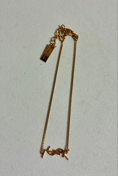 サンローラン YSL ブレスレット ロゴ ゴールド アクセサリー