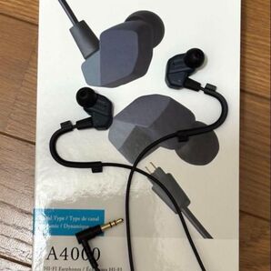 有線イヤホン final A4000 ダークネイビー イヤホン
