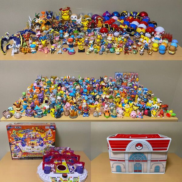 【希少品】ポケモンキッズ モンコレ ガチャ 約450個 大量 まとめ売り ソフビ フィギュア 指人形 ポケモン ポケットモンスター