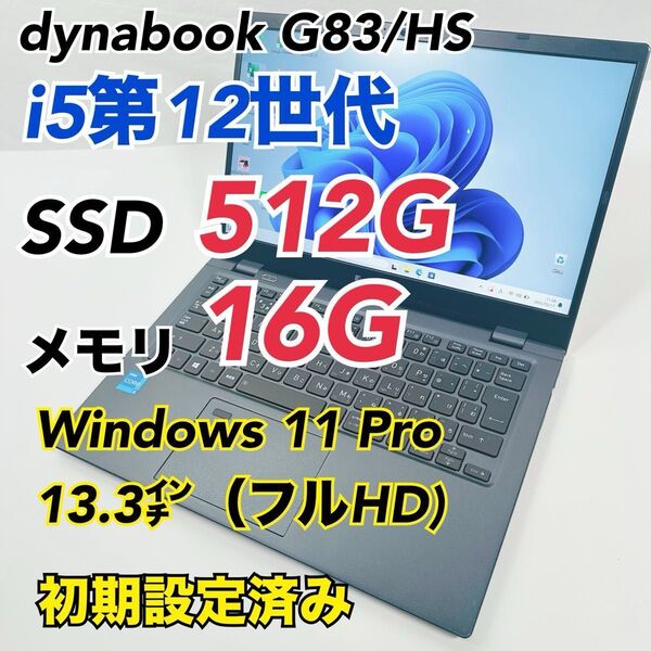 G83/HS/11世代i5/SSD 512G/16G/Office/FHD