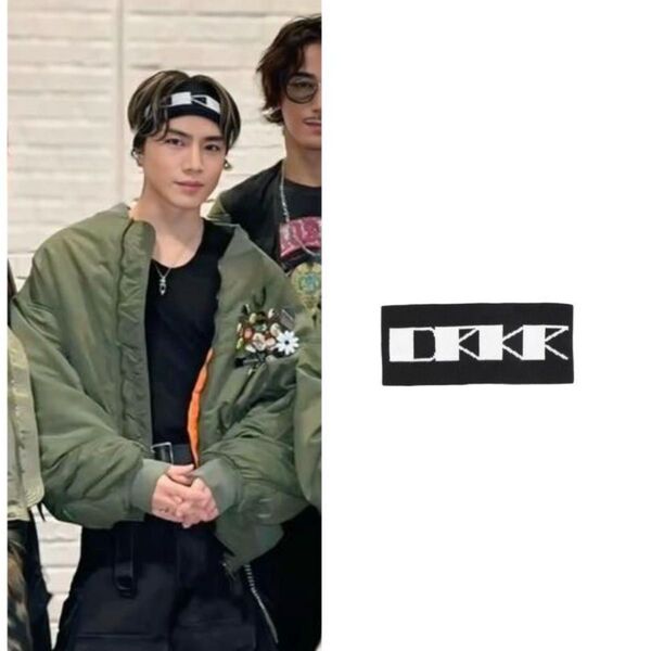 登坂広臣着用 RICK OWENS DRKSHDW DRKR ヘッドバンド