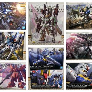 ガンプラまとめ売り(MG6キット、RG3キット)
