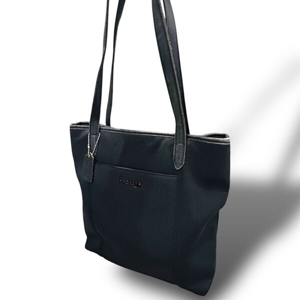 COACH コーチ トートバッグ メンズ ブラック 大容量 A4収納 ビジネス 肩掛け