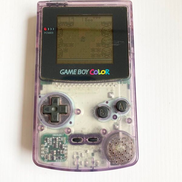 ゲームボーイカラー クリアパープル GBC 任天堂 COLOR Nintendo