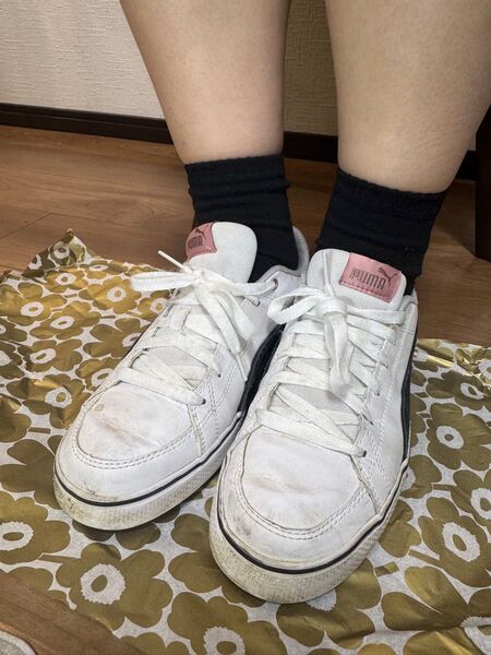 PUMA スニーカー ホワイト ピンク レディース