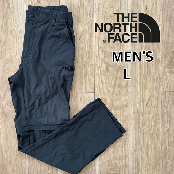 日本未入荷 ノースフェイス メンズ トレッキングパンツ ハーフパンツ グレー L