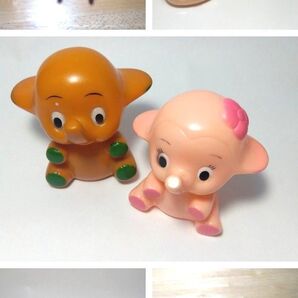 サトちゃんソフビ他 6コセット 昭和レトロ おもちゃ