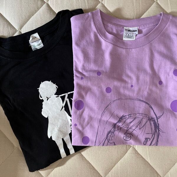 アニメTシャツ 2枚セット まとめ売り Printstar Mサイズ