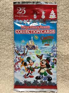 【送料無料】 TDL 25周年 クリスマスファンタジー 2008 コレクションカード コレカ 東京ディズニー ランド 25th TDR リゾート 新品