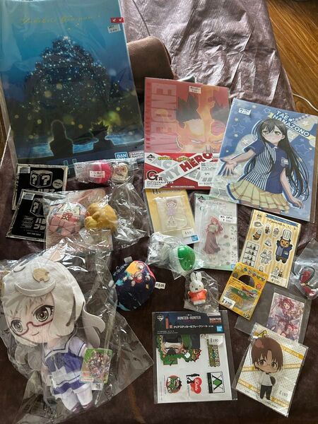 キャラクターグッズ色々 ハンターハンター 呪術廻戦 僕のヒーローアカデミア ウマ娘 すみっコぐらし 五等分の花嫁 一番くじ