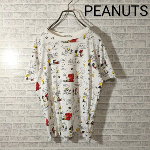 PEANUTS ピーナッツ 半袖 Tシャツ スヌーピー Mサイズ