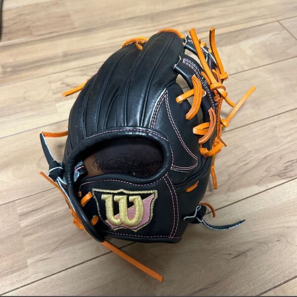 ウィルソン 野球 ソフトボール グローブ 内野オールラウンド 美品 7S 軟式