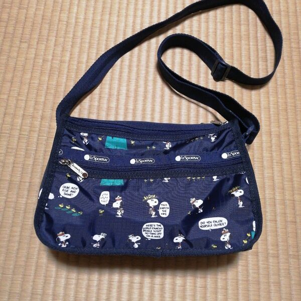 LeSportsac レスポートサック スヌーピー ショルダーバッグ