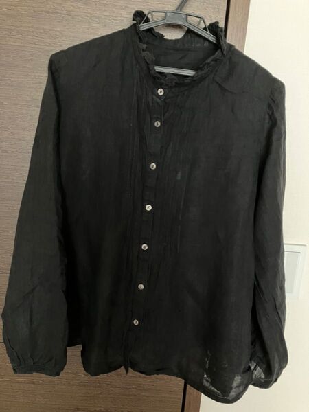 nest Robe ブラック長袖シャツ
