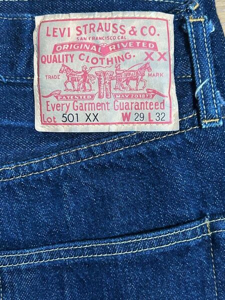 1955年代Levi's 501XX W29 L32 デニムパンツ