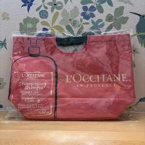 ロクシタン サーモンピンク 防水ミニバッグ 新品