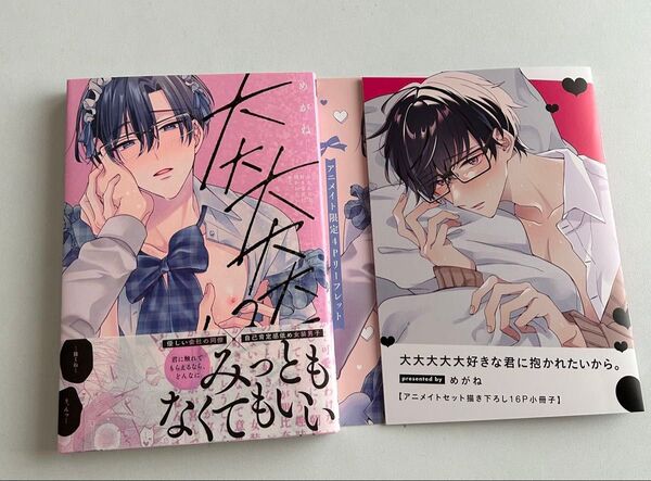 大大大大大好きな君に抱かれたいから。 アニメイトセット 小冊子有り