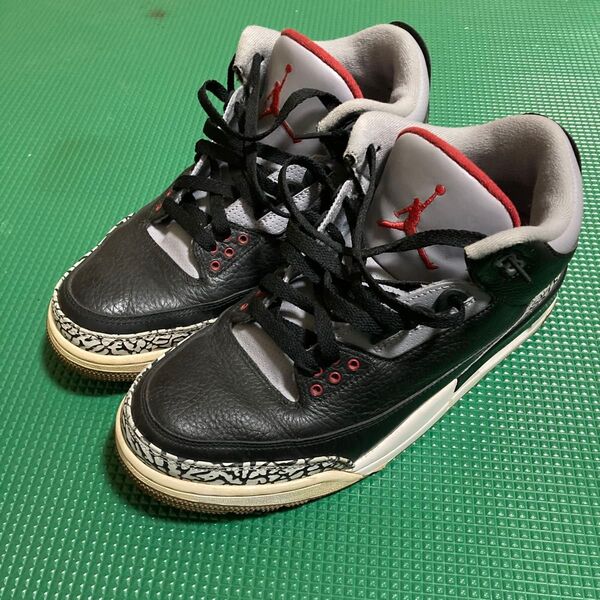 NIKE Air Jordan 3 "Black Cement" US10 NIKE
