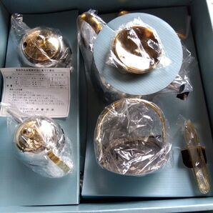 ティーセット 6点セット 未使用 蓋に24金メッキ使用!