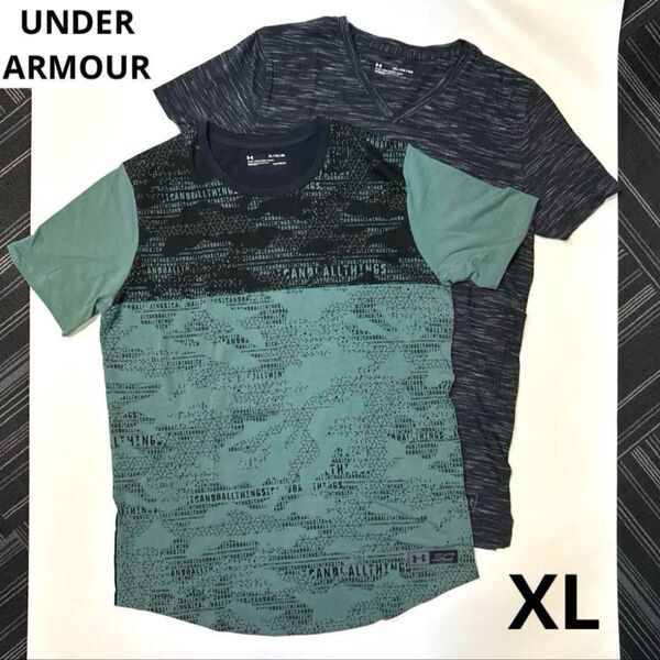 アンダーアーマー Tシャツ ウェア トップス 半袖 XL 2L xxl