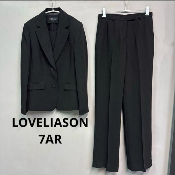 LOVELIASON フォーマル ブラック ビジネス ジャケットパンツスーツ 7