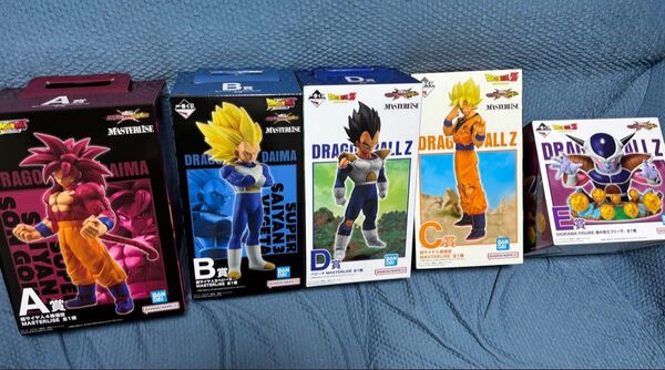 一番くじ ドラゴンボールVSオムニバスCROSS A賞 B賞 C賞 D賞 E賞 5点セット クリアポスター22枚付き