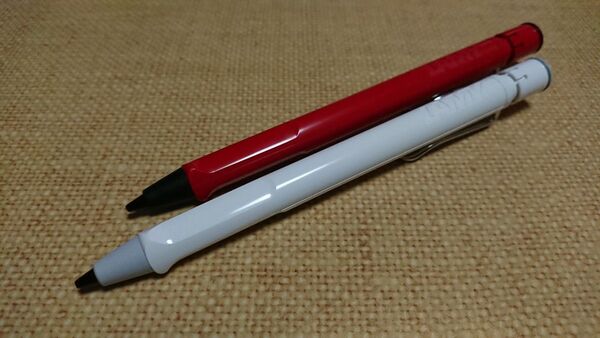 LAMY ラミー L116 サファリ レッド /L119WT サファリ ホワイト シャープペンシル 2本セット