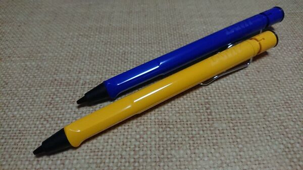 LAMY ラミー L114 サファリ ブルー / L118 サファリ イエロー シャープペンシル 2本セット