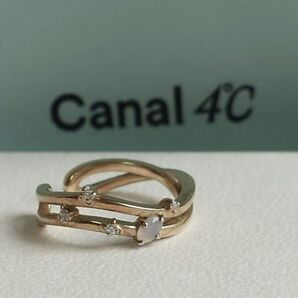 Canal 4℃ アゲート シルバー カフリング