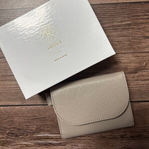 【新品未使用】russet ミニウォレット serakoxchi企画 グレージュ