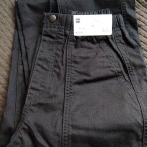 GU コクーンジョガープルオンパンツ ブラック XS