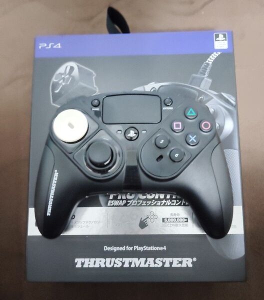 Thrustmaster eSwap Pro スラストマスター コントローラー パッド PS4 箱有り 格ゲー FPS 天面6