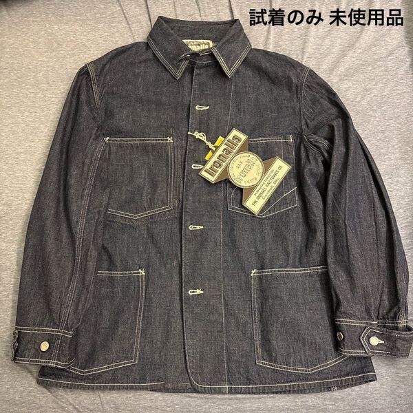 フリーホイーラーズ アイアンオールズ freewheelers ironalls lot100 デニムカバーオール サイズ42