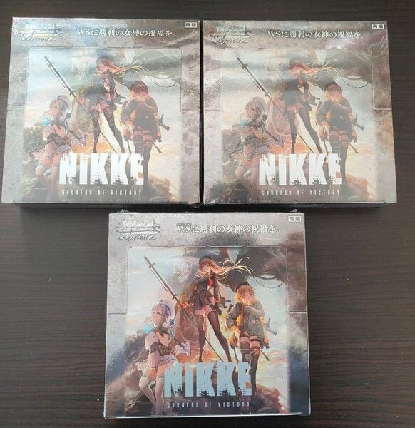 NIKKE ヴァイスシュヴァルツ 再販版 3BOX ブシロード シュリンク付き 未開封
