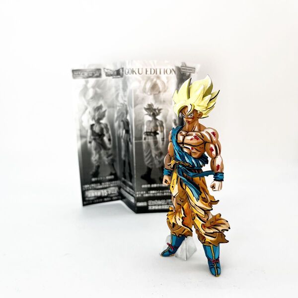 孫悟空 HGドラゴンボール GOKU EDITION リペイントフィギュア 二次元色彩