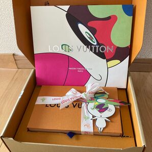 LOUIS VUITTON ルイヴィトン × 村上隆 ショッパー、チャーム付き、リボン、ギフトボックス