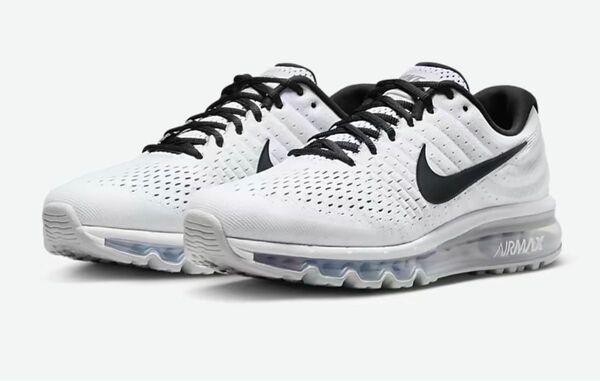 新品 Nike AirMax 2017White Black 28cm