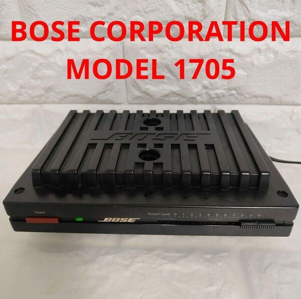 Bose パワーアンプ model 1705 出音確認済み 現状品特価 ボーズ