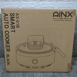 AINX AX-C1B SmartAutoCooker BLACK(電気調理鍋)