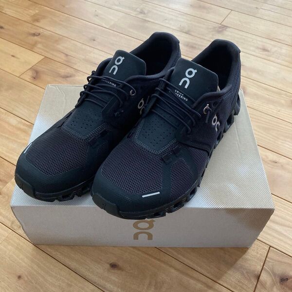 On オン Cloud5 靴 スニーカー All Black 27.5cm