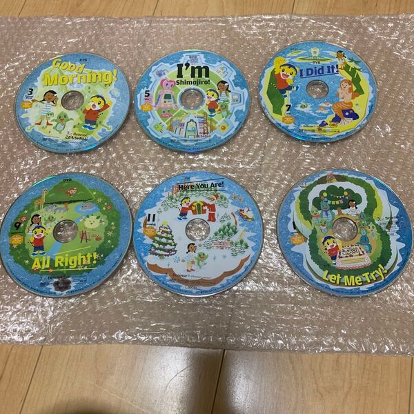 こども チャレンジ ほっぷ English DVD6枚セット