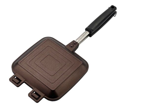 ホットサンドメーカー キャプテンスタッグ BBQ用 直火 キャストアルミ