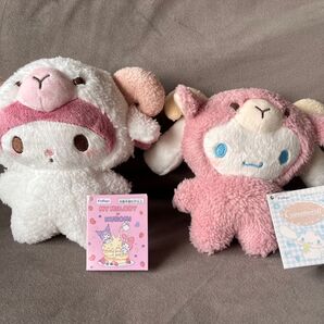 【2個セット】FuRyu シナモロール マイメロディ ぬいぐるみ アミューズメント専用景品