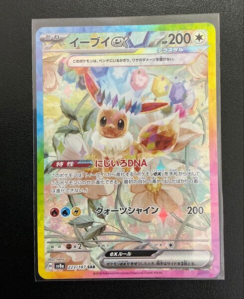 ポケモンカード テラスタルフェスex イーブイex SAR SV8a 223/187